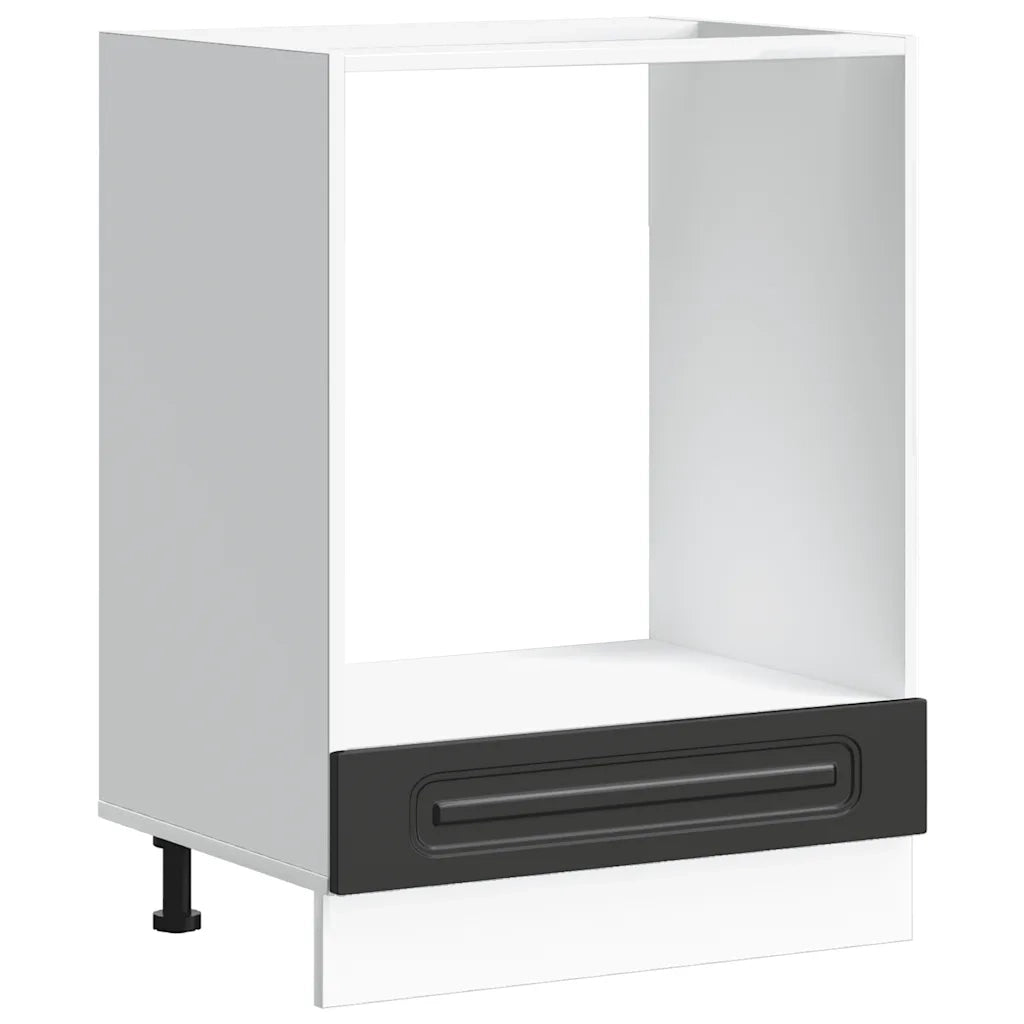 Armadio per Forno Kalmar Nero in Legno Multistrato 853518