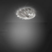 Plafoniera Moderna Flat Polilux ® Argento 1 Luce E27