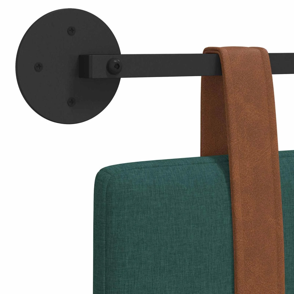 Testata appesa Verde Scuro 130 x 55 x 5 cm PU Antico