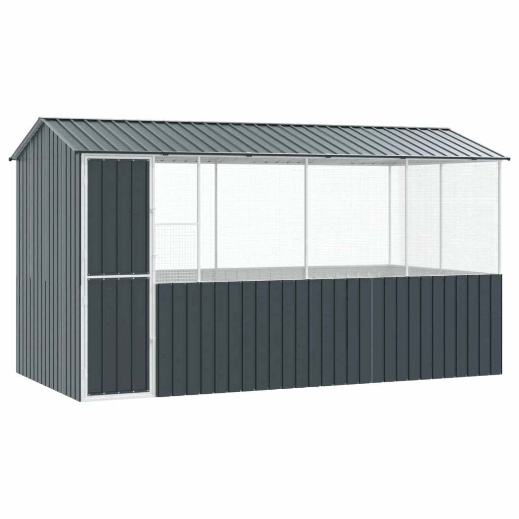 Gabbia per uccelli Antracite 410 x 210 x 230 cm Acciaio zincato 3325171