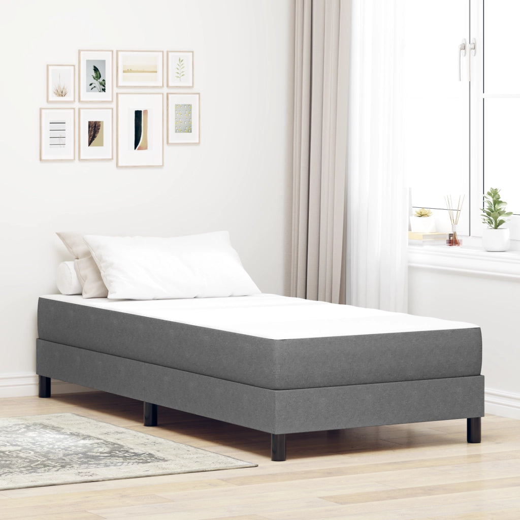 Materasso a molle insacchettate vitaXL Grigio chiaro Medio 80x200x20 cm Tessuto
