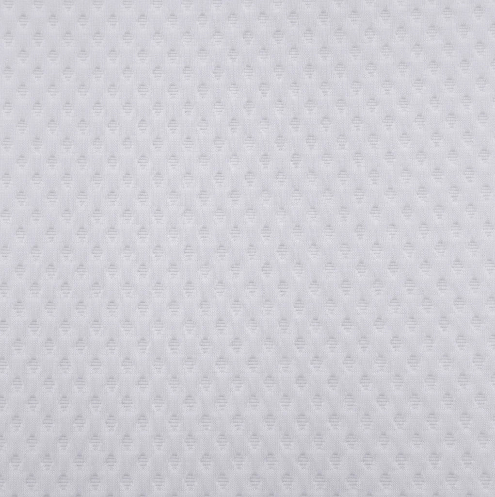 Materasso in schiuma reversibile H3/H4 con rivestimento sfoderabile; bianco e grigio