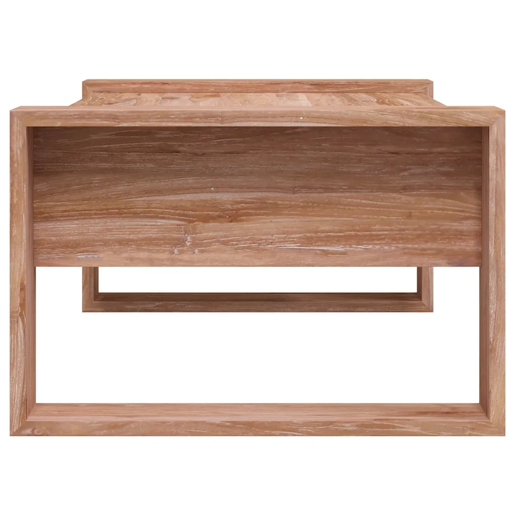 Tavolino da CaffÃ¨ 110x60x40 cm in Legno Massello di Teak cod mxl 24378