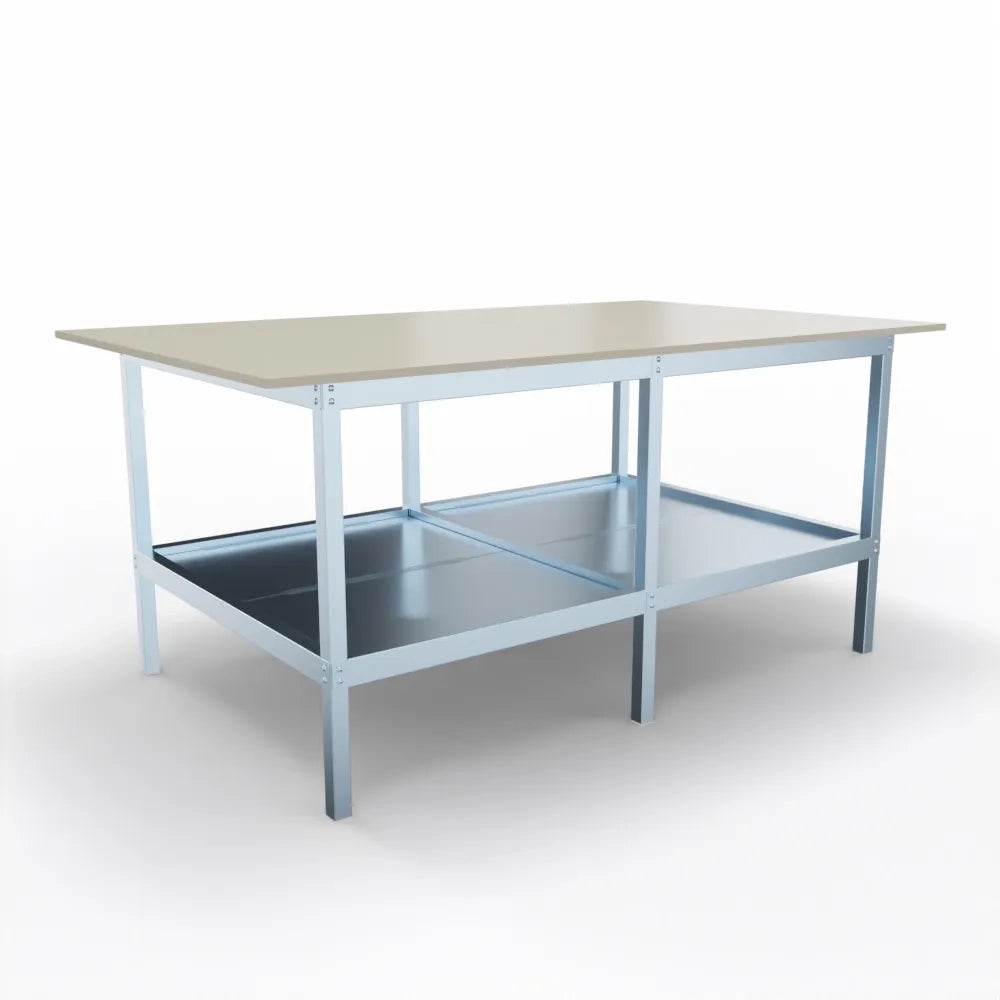 Banco lavoro da magazzino industria cm. 200x120x93h