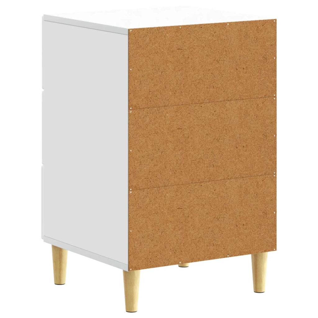 Comodino Bianco 43 x 39,5 x 66,5 cm Legno ingegnerizzato 895015