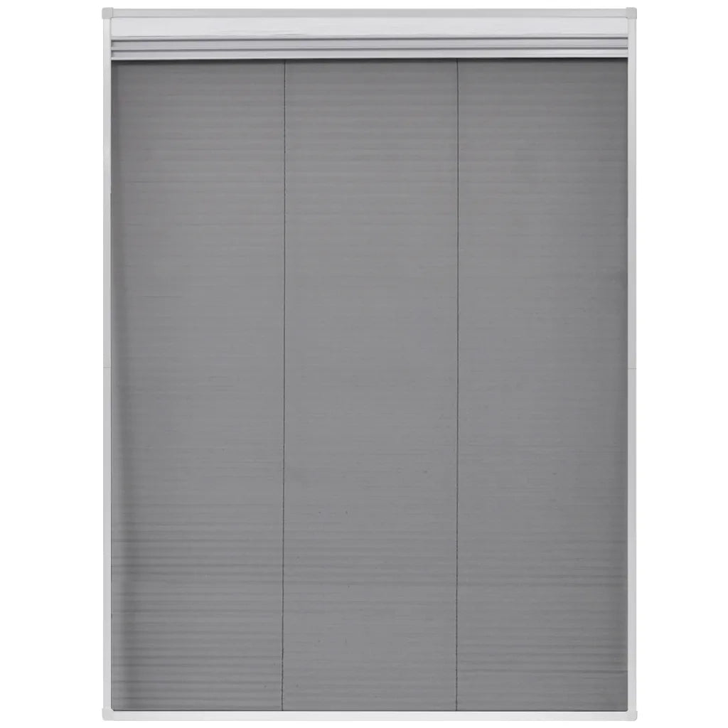 Zanzariera Plissettata in Alluminio 60x80 cm con Tendina 142615