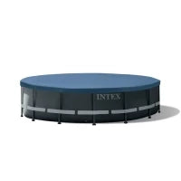 26326NP - Piscina Ultra Xtr Frame 488X122 Cm Pompa A Sabbia, Scaletta Doppia, Telo Base, Copertura