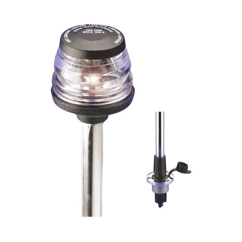 LUCE ESTRAIBILE A 360°-BASE TONDA ANCHOR LIGHT BLACK CASE