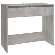 Tavolo Consolle | Tavolo d'Ingresso Grigio Cemento 89x41x76,5 cm in Acciaio