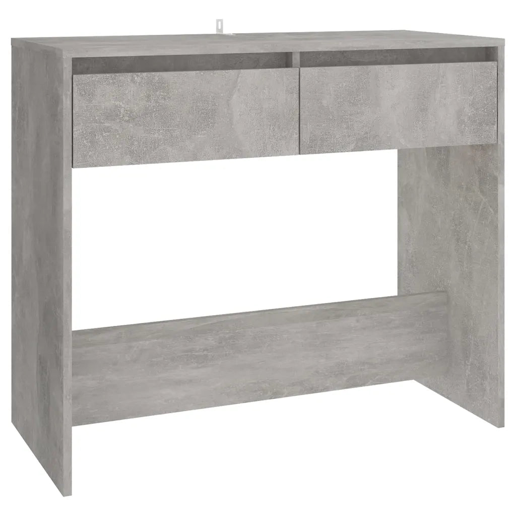 Tavolo Consolle | Tavolo d'Ingresso Grigio Cemento 89x41x76,5 cm in Acciaio