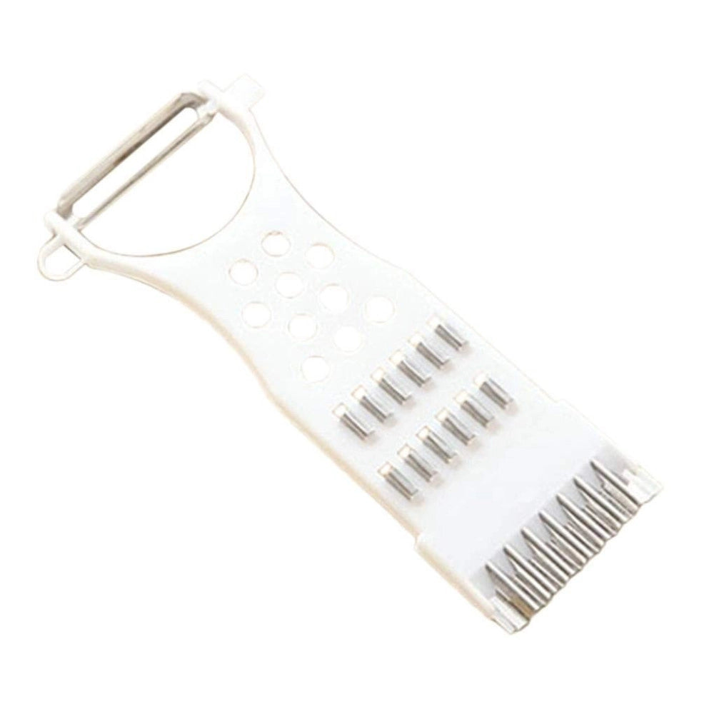 Trade Shop - Pelatutto Pela Tutto Multifunzione Peeler Affetta Pela Cucina Taglia Verdure -