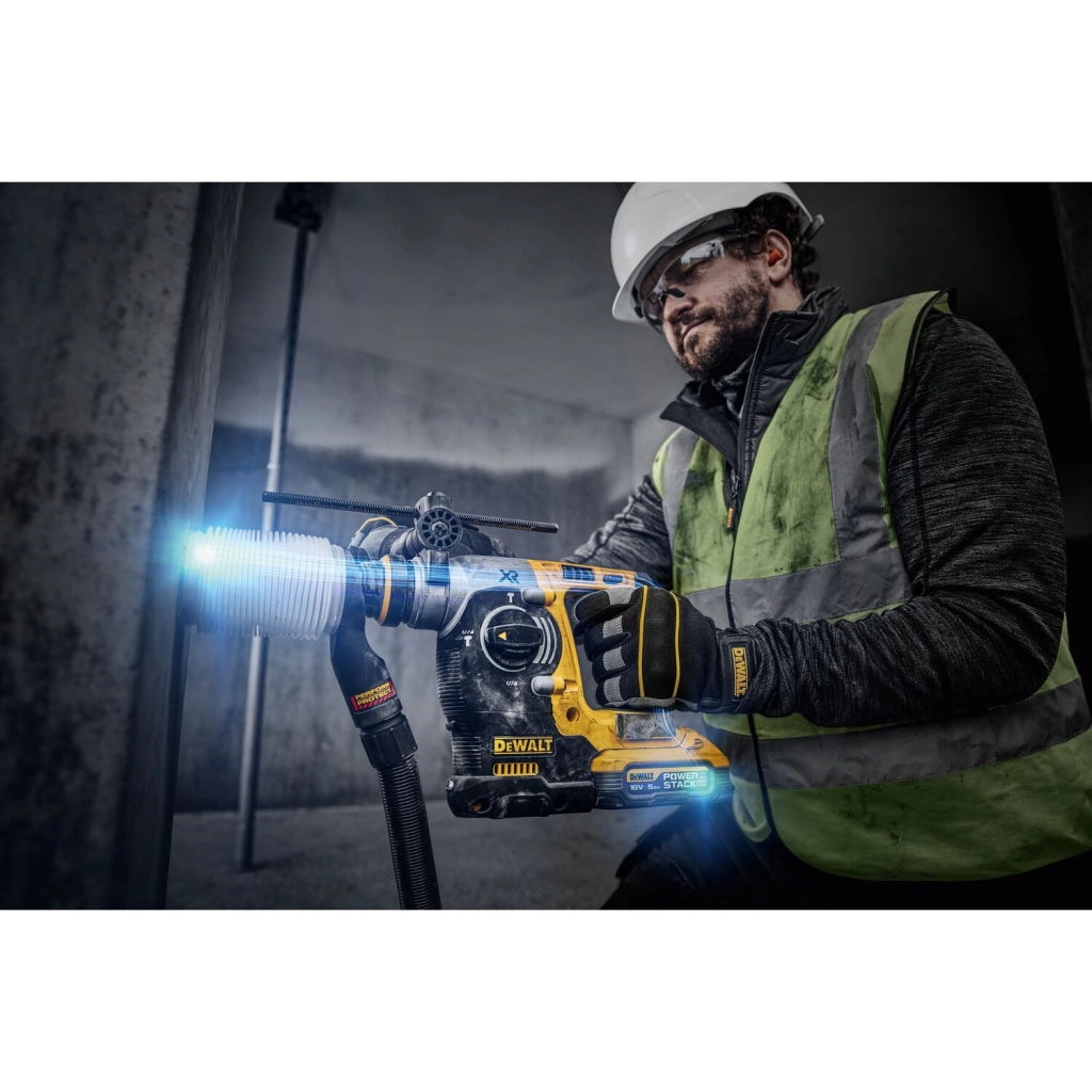 Tassellatore DeWalt DCH273H2T-XJ 18V SDS-Plus 2.1J con batterie Powerstack 5.0Ah