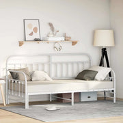 Struttura per letto di giorno-Giroletto Bianco 100 x 190 cm
