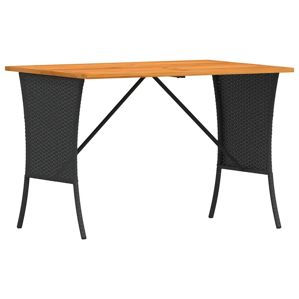 Set Divani da Giardino 5 pz | Set Salotto da Giardino con Cuscini in Polyrattan Nero