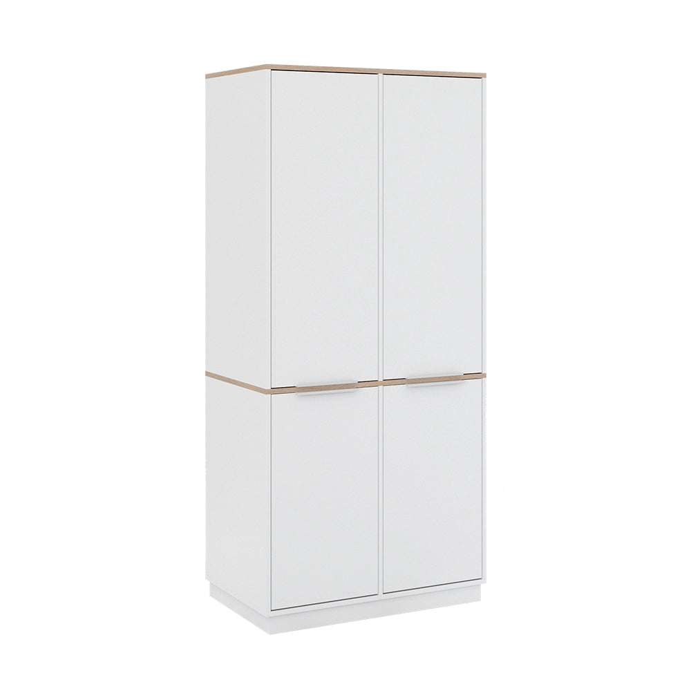 Vicco Scaffale per file Bianco 82 x 179 cm con 6 ripiani