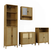 Set di mobili da bagno Liora Bambù 4 parti Vicco