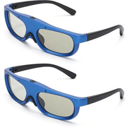 Visore 3D a schermo attivo con collegamento DLP link caricabile
