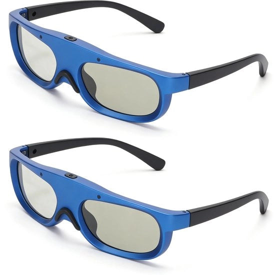 Visore 3D a schermo attivo con collegamento DLP link caricabile