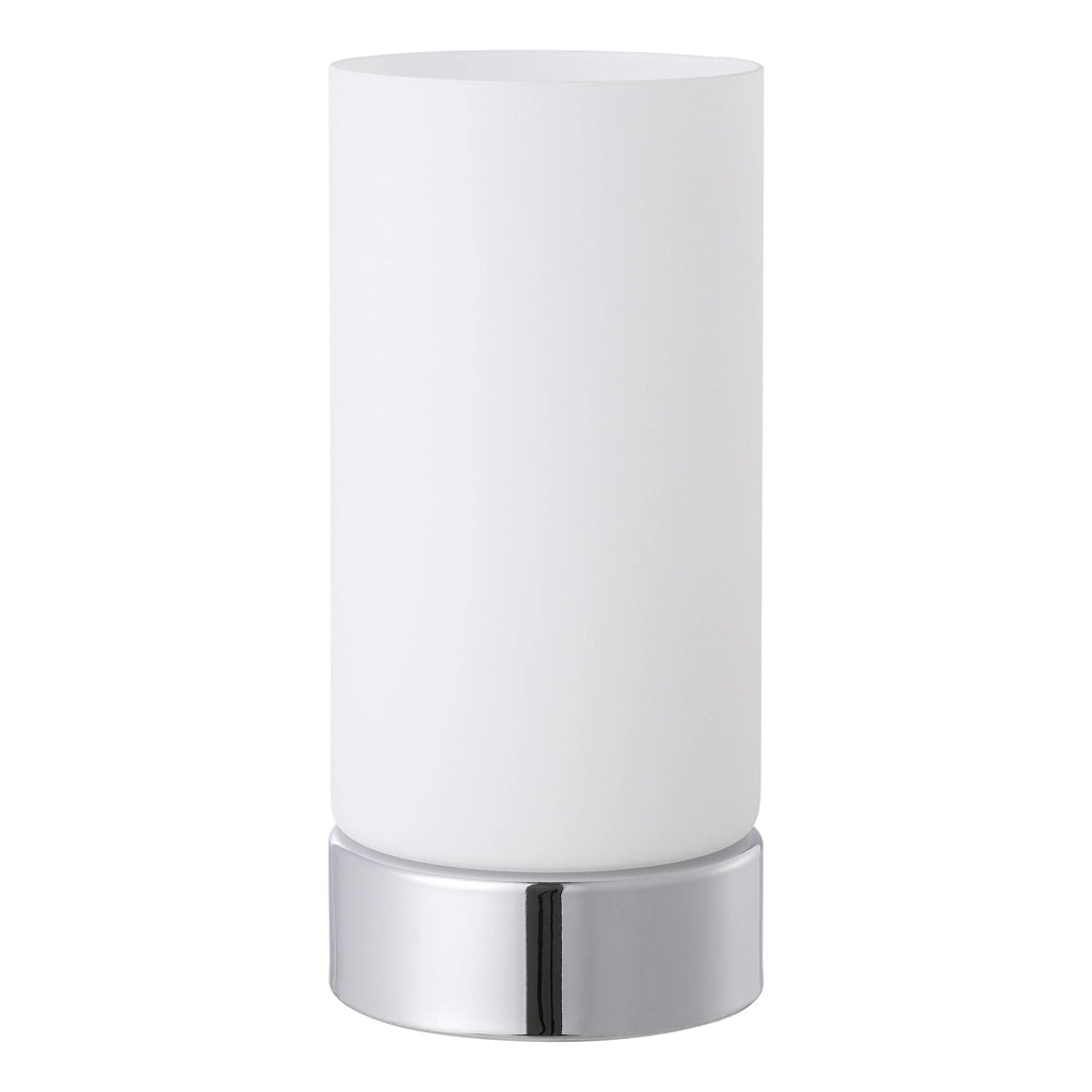 Lampada Da Tavolo Moderna Damasco 1 Acciaio Cromo 1 Luce E27