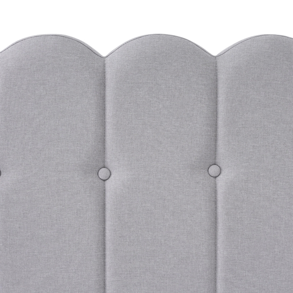 LETTO imbottito 160x200 cm Grigio con USB e Type-C