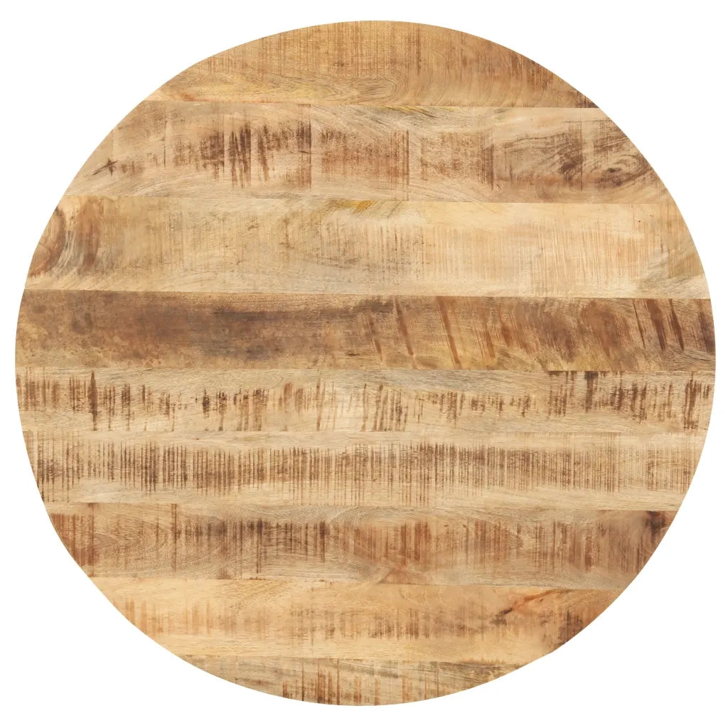Piano Tavolo in Legno Massello di Mango Rotondo 25-27 mm 40 cmcod mxl 127945