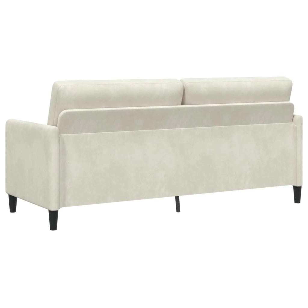 Divano con Storage Crema 192 x 78 x 87 cm Poliestere 42036997