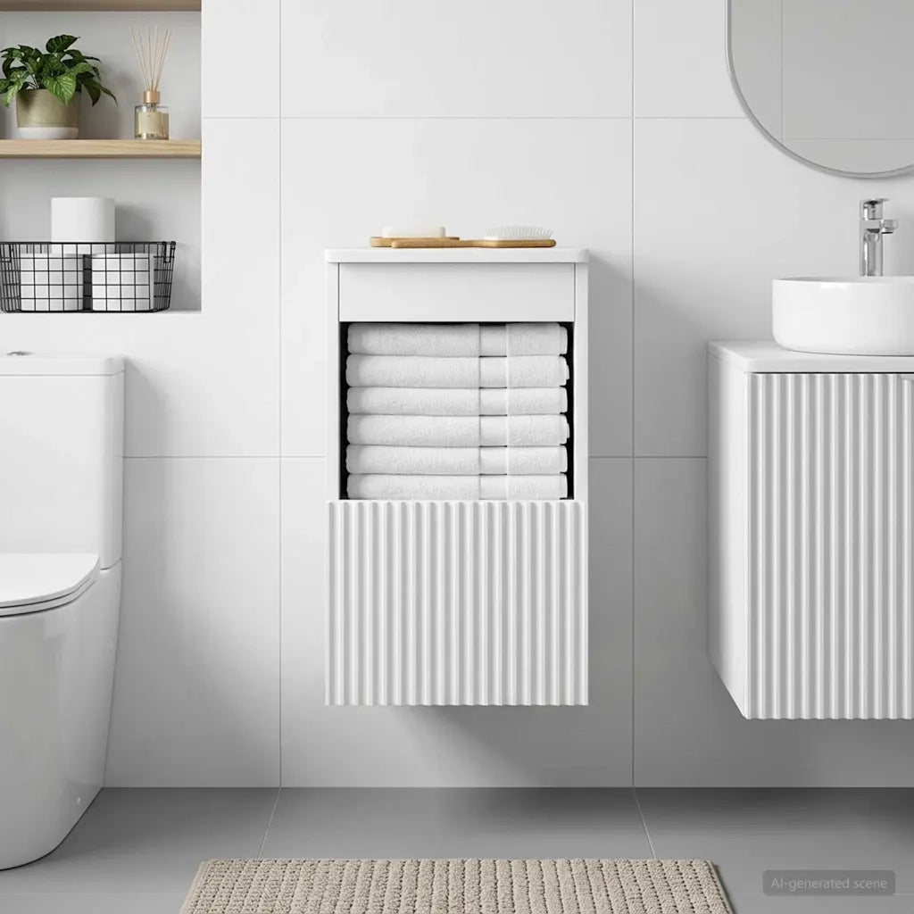 Mobile da Bagno Bianco 30 x 41 x 50 cm Legno ingegnerizzato 890492