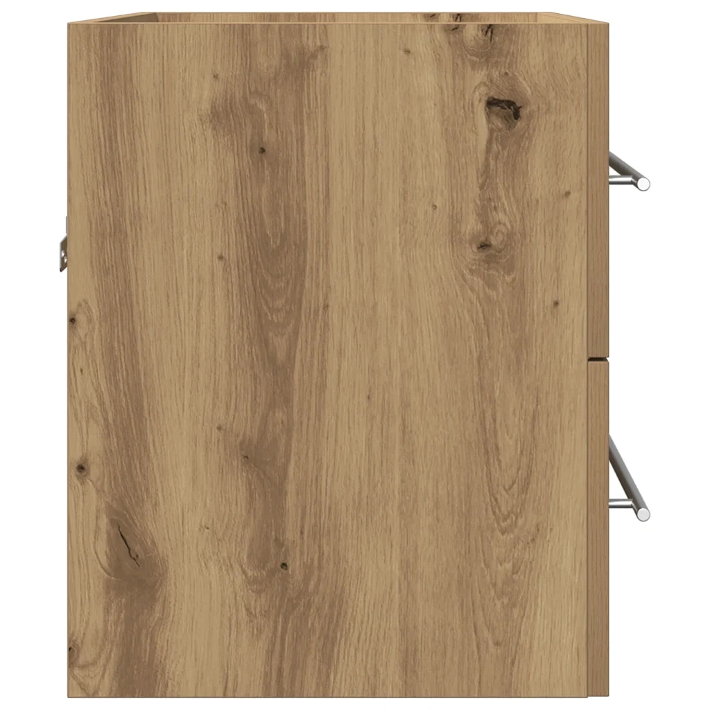 vidaXL Mobile Lavabo Bagno Artigianale 60x38,5x48 cm Legno Multistrato
