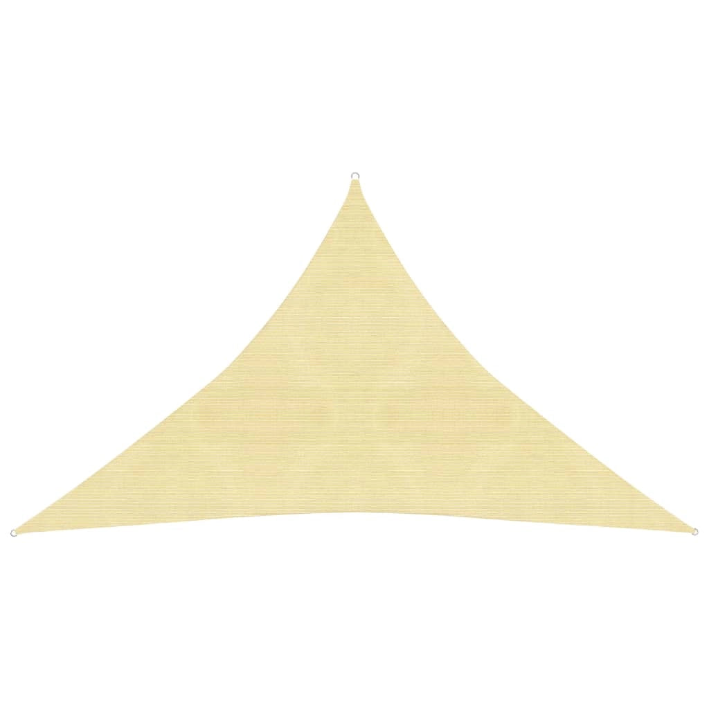 Vela ombreggiante/ombrellone 160 g/m² HDPE 3 x 3 x 4,2 m beige 02_0008969