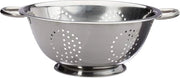 Vergia metallico a manubrii Ø 28 cm - Piede rotondo - Accessorio da cucina per insalate di pasta, frutta e verdura - Set di insalata in alluminio argento