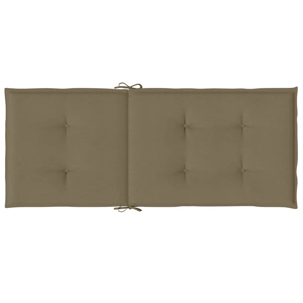 Cuscini Sedia Schiena Alta 6 Tortora M¨¦lange 120x50x4 Tessuto