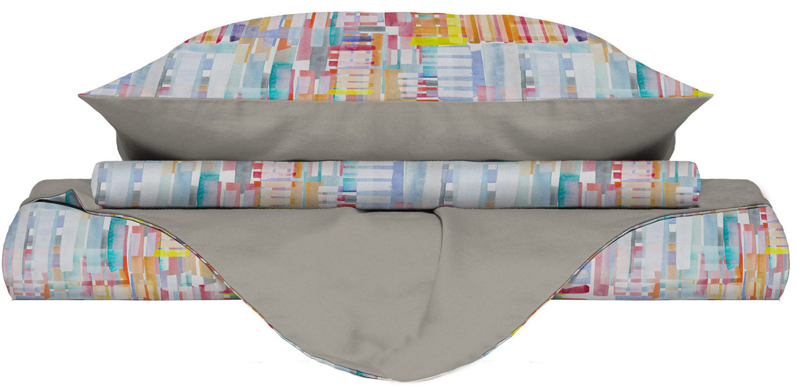 Copripiumino Singolo con Federe Stampato in Microfibra Francis