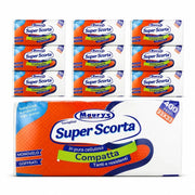 MAURY'S SET 10CF DA 400PZ TOVAGLIOLI IN PURA CELLULOSA COMPATTA MONOVELO, GOFFRATI 33X33 CM