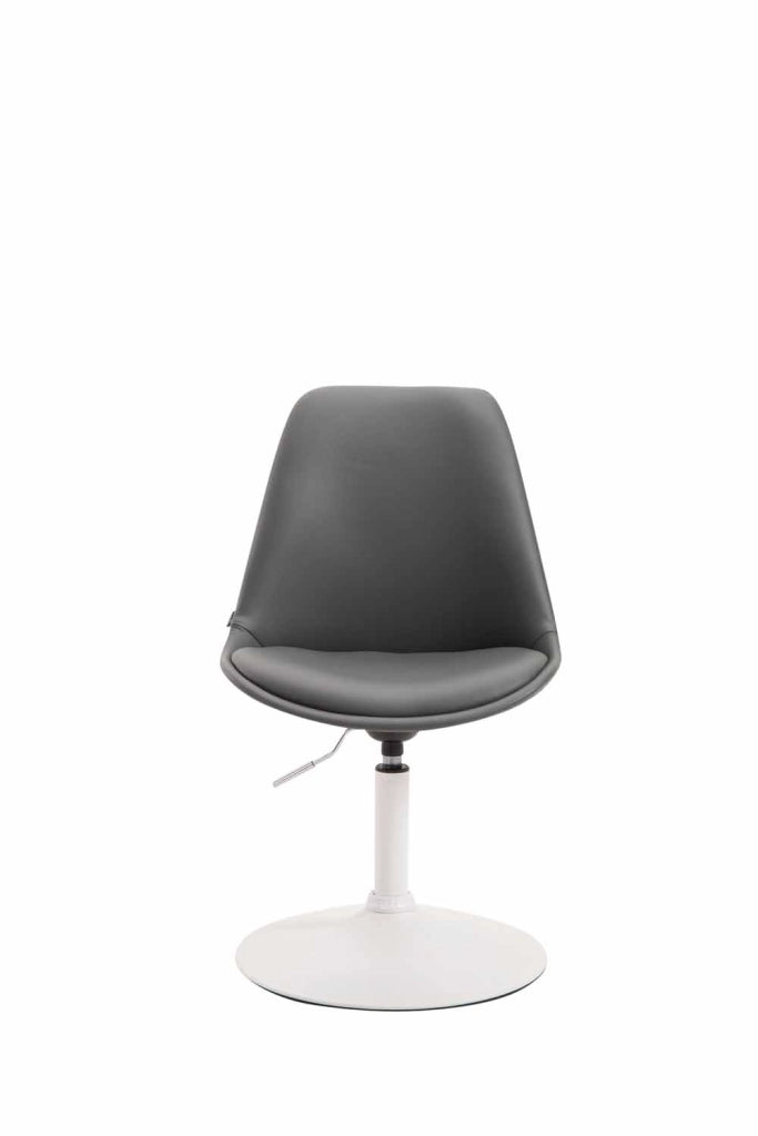 Sedia da pranzo MAVERICK in similpelle grigio,bianco