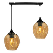 Lampada a sospensione Candellux ASPA 2xE27 40W vetro