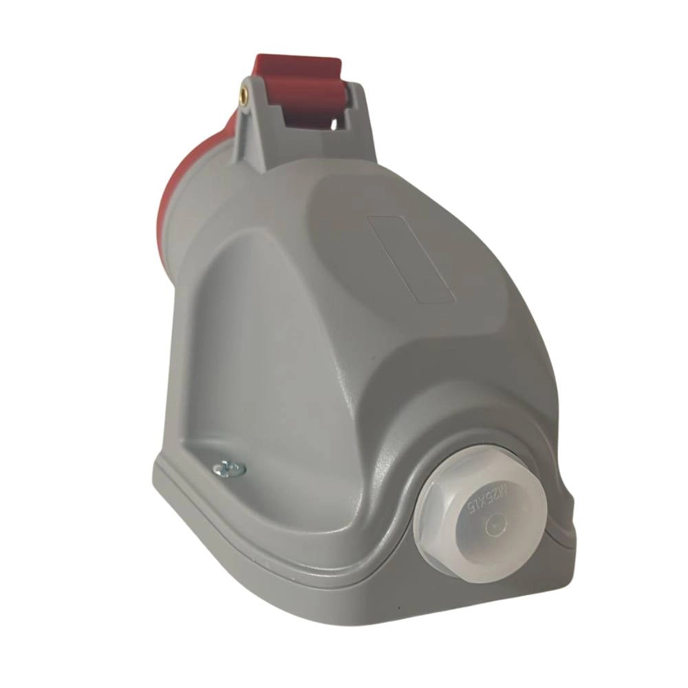 Presa industriale ecova 30514 trifase 16a 415v ip44 da parete