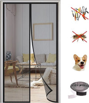 Schermo Magnetico per Insetti per Porta - Protezione Insetti, Chiusura Automatica per Tende per Balcone e Terrazza - 70x200cm Nero