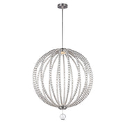 Sospensione a sfera Oberlin Feiss Ø81 nichel LED 12W