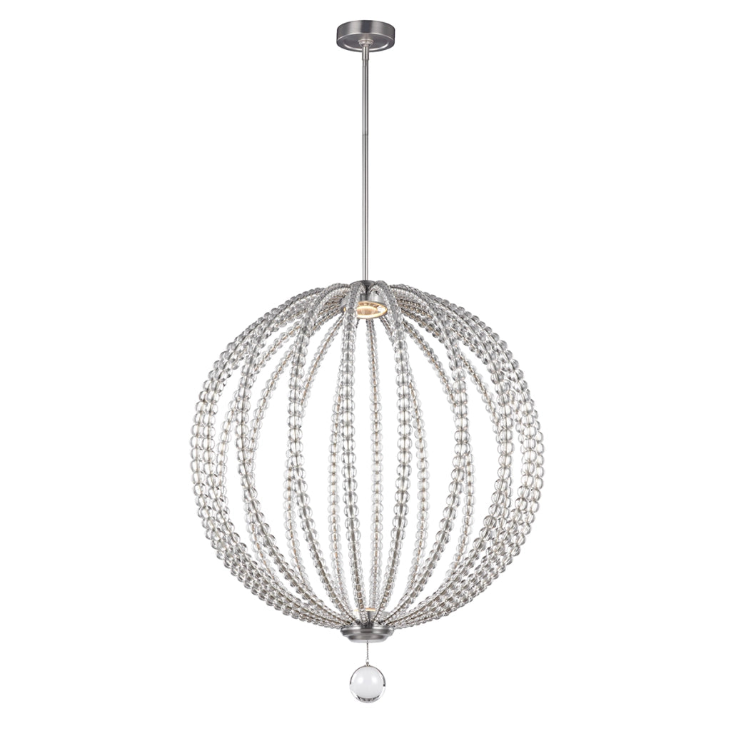 Sospensione a sfera Oberlin Feiss Ø81 nichel LED 12W