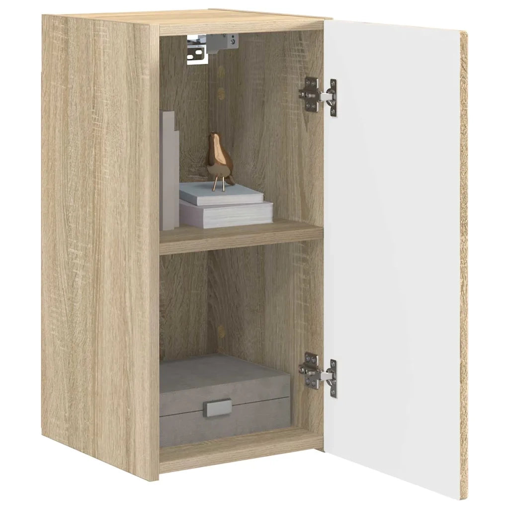 Mobile TV da parete 2 pz-Set di 2 Mobile TV a Muro-Credenza TV Sonoma 30 x 31 x 60 cm