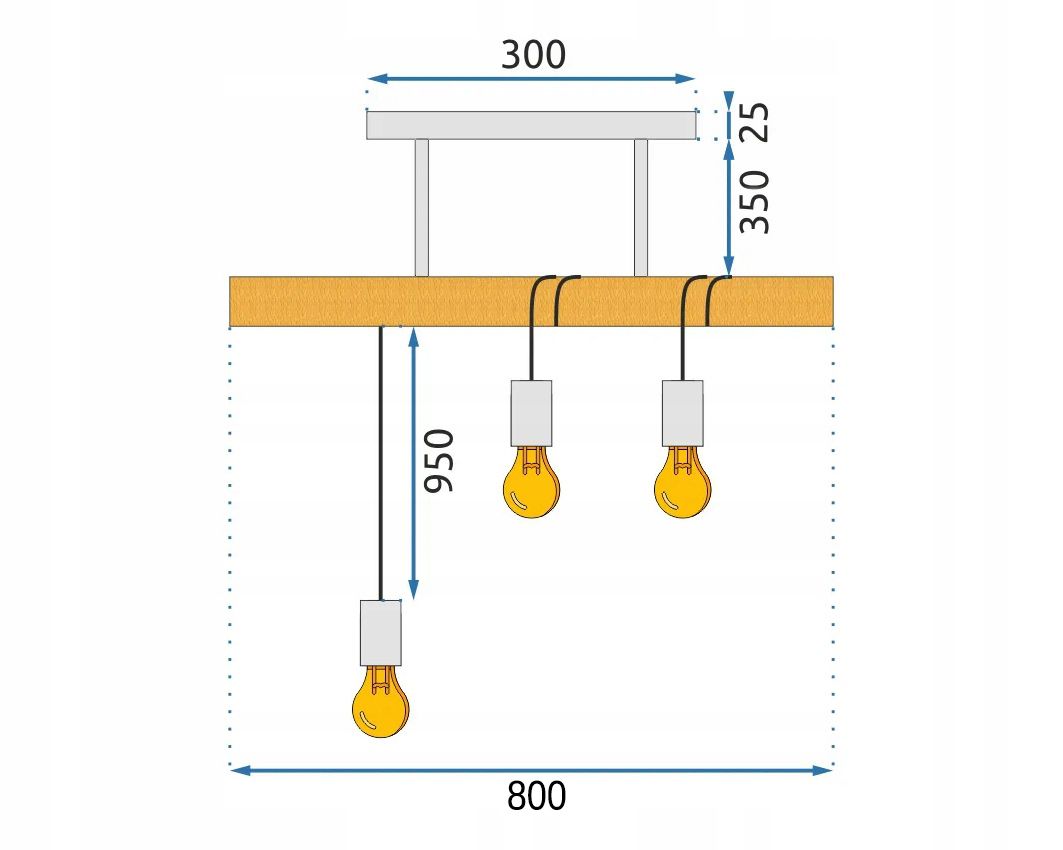 Lampada APP973-3CP Line