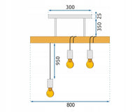 Lampada APP973-3CP Line