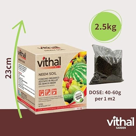 CONCIME GRANULARE NEEM SOIL VITHAL BIO KB  KG 2,5