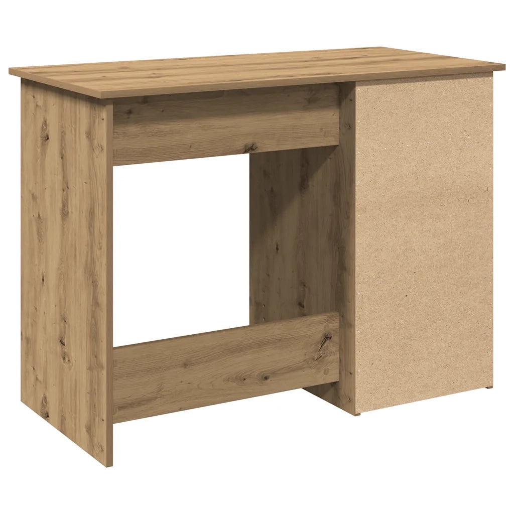 Scrivania | Tavolo da Ufficio Rovere Artigianale 102x50x75 cm in Legno Multistrato