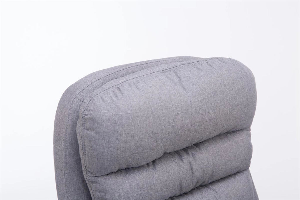 Sedia da ufficio XXL Vancouver tessuto grigio
