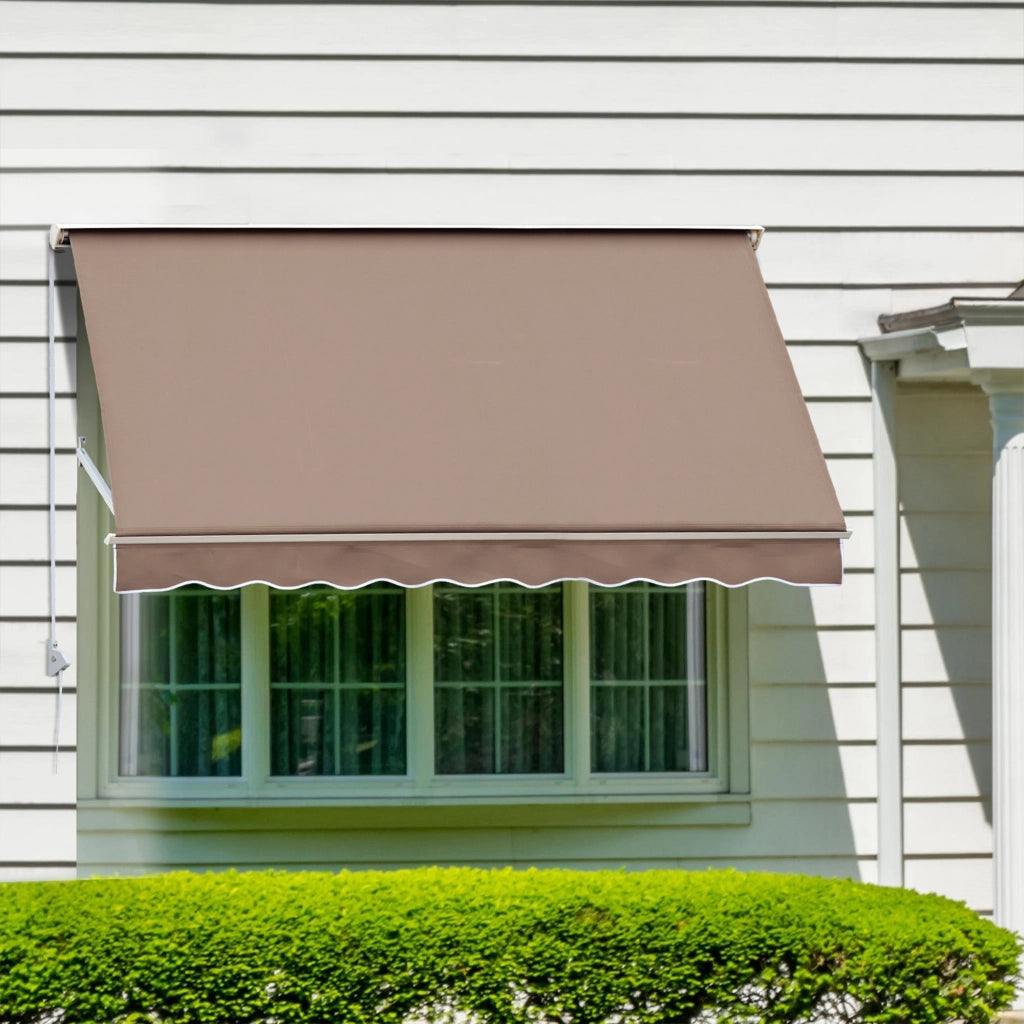 Ombrellone da giardino pieghevole ¨C zephmum ¨C Taupe chiaro 70x180 cm