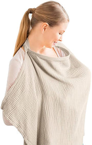 Asciugamano per allattamento versatile e stile per la strada - cotone - regolabile - khaki