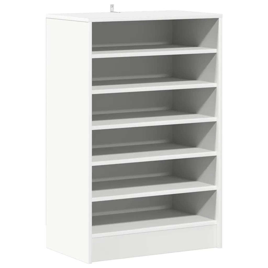Scarpiera-Scaffale per scarpe Bianca 60x35x92 cm in Truciolato 560635