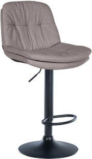 Barhocker Laurel Stoff schwarz