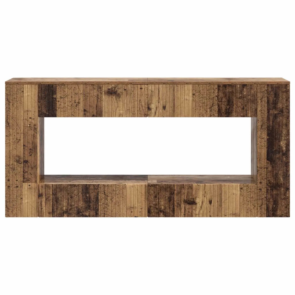 Tavolo consolle Rigato Legno vecchio 155 x 29 x 74 cm